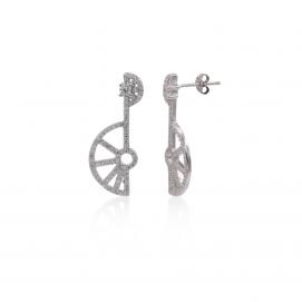 925 Silver Cubic Zirconia Earring