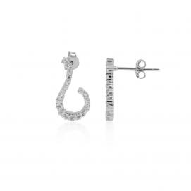 925 Silver Cubic Zirconia Earring