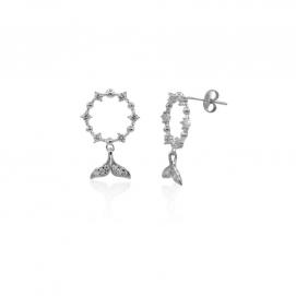 925 Silver Cubic Zirconia Earring