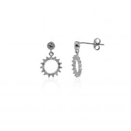 925 Silver Cubic Zirconia Earring
