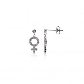 925 Silver Cubic Zirconia Earring
