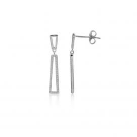 925 Silver Cubic Zirconia Earring