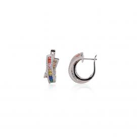 925 Silver Cubic Zirconia Earring