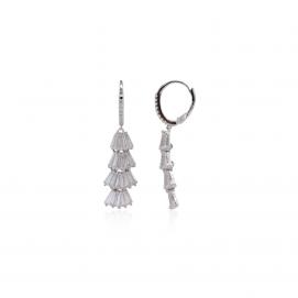 925 Silver Cubic Zirconia Earring