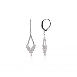 925 Silver Cubic Zirconia Earring