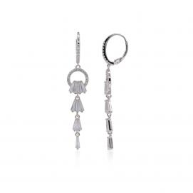 925 Silver Cubic Zirconia Earring