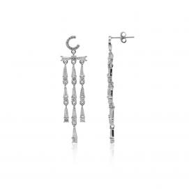 925 Silver Cubic Zirconia Earring