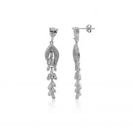 925 Silver Cubic Zirconia Earring