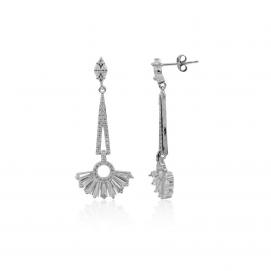 925 Silver Cubic Zirconia Earring