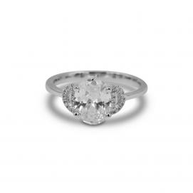 925 Silver Cubic Zirconia Ring