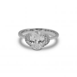 925 Silver Cubic Zirconia Ring