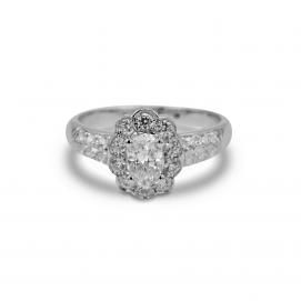 925 Silver Cubic Zirconia Ring