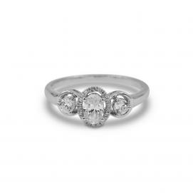 925 Silver Cubic Zirconia Ring