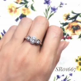 925 Silver Cubic Zirconia Ring