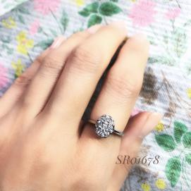 925 Silver Cubic Zirconia Ring