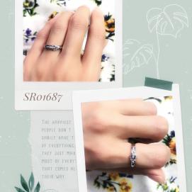 925 Silver Cubic Zirconia Ring