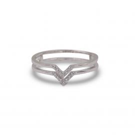 925 Silver Cubic Zirconia Ring