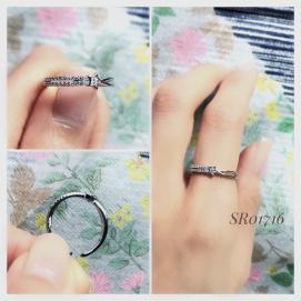 925 Silver Cubic Zirconia Ring