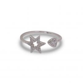 925 Silver Cubic Zirconia Ring