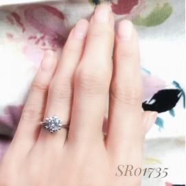 925 Silver Cubic Zirconia Ring