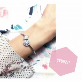 925 Silver Cubic Zirconia Bangle