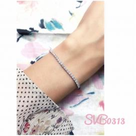 925 Silver Cubic Zirconia Bracelet