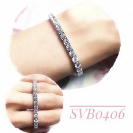 925 Silver Cubic Zirconia Bracelet