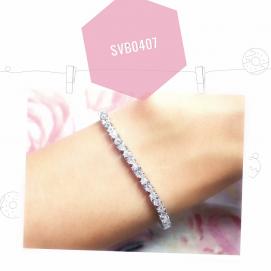 925 Silver Cubic Zirconia Bracelet