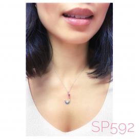 925 Silver Cubic Zirconia Pendant