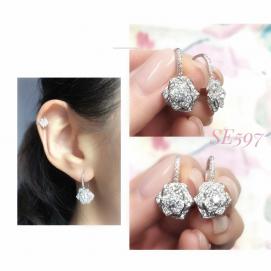 925 Silver Cubic Zirconia Earring