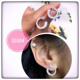 925 Silver Cubic Zirconia Earring