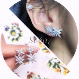 925 Silver Cubic Zirconia Earring