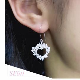 925 Silver Cubic Zirconia Earring