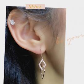 925 Silver Cubic Zirconia Earring