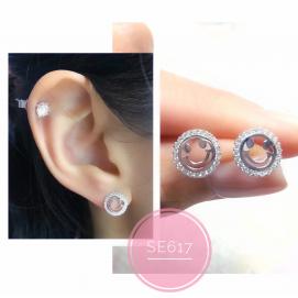 925 Silver Cubic Zirconia Earring