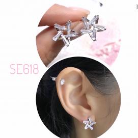 925 Silver Cubic Zirconia Earring