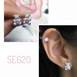 925 Silver Cubic Zirconia Earring