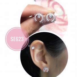 925 Silver Cubic Zirconia Earring