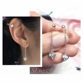 925 Silver Cubic Zirconia Earring