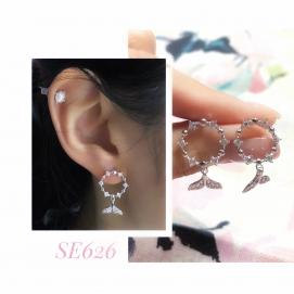 925 Silver Cubic Zirconia Earring