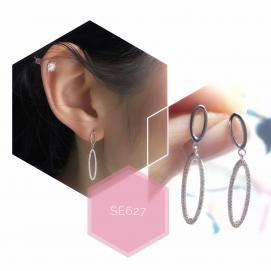 925 Silver Cubic Zirconia Earring