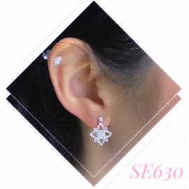 925 Silver Cubic Zirconia Earring