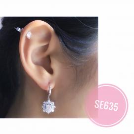 925 Silver Cubic Zirconia Earring