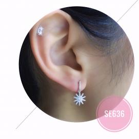 925 Silver Cubic Zirconia Earring