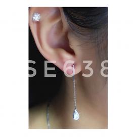 925 Silver Cubic Zirconia Earring