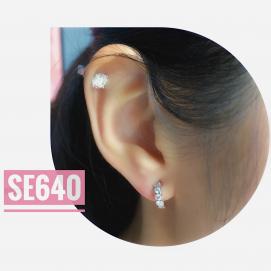 925 Silver Cubic Zirconia Earring