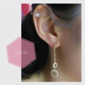 925 Silver Cubic Zirconia Earring