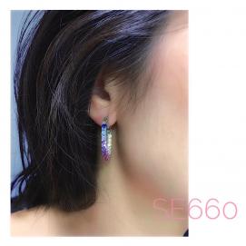 925 Silver Cubic Zirconia Earring