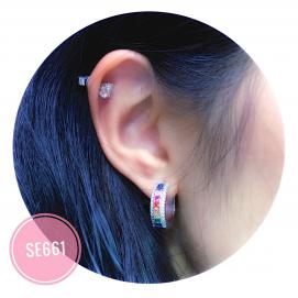 925 Silver Cubic Zirconia Earring
