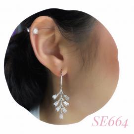 925 Silver Cubic Zirconia Earring